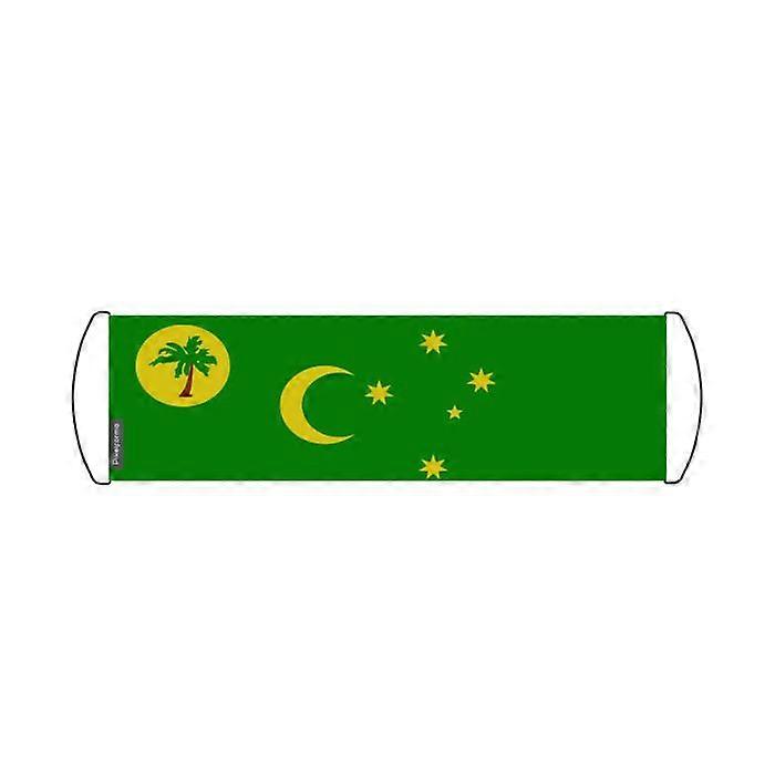 Flag - Multicolored - Cocos Islands - 24 x 70 cm - Waterproof fabric - Lightweight and durable