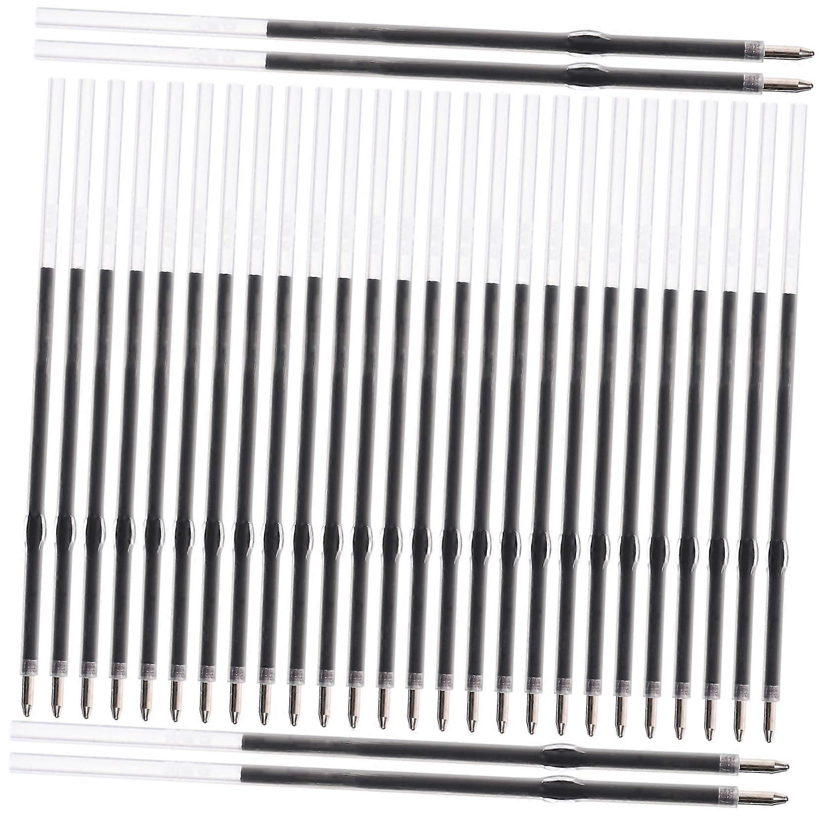Ink Pen Refills for Ballpoint Pens, 100-Pack Replaceable Gel Refills, Smooth Writing Compatible with Standard Gel Pens