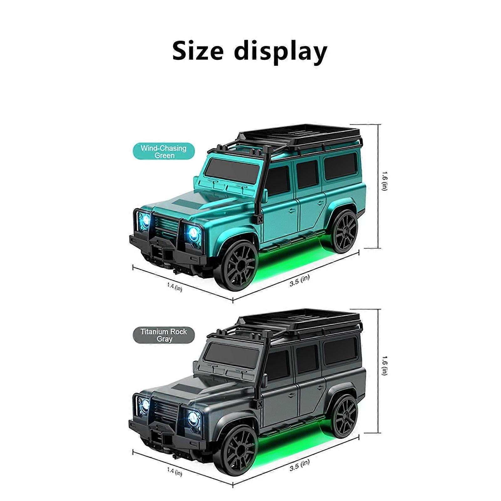 RC Drift Car Mini Desktop 1/64 Racing Car 4WD 2.4G Remote Controller Toys