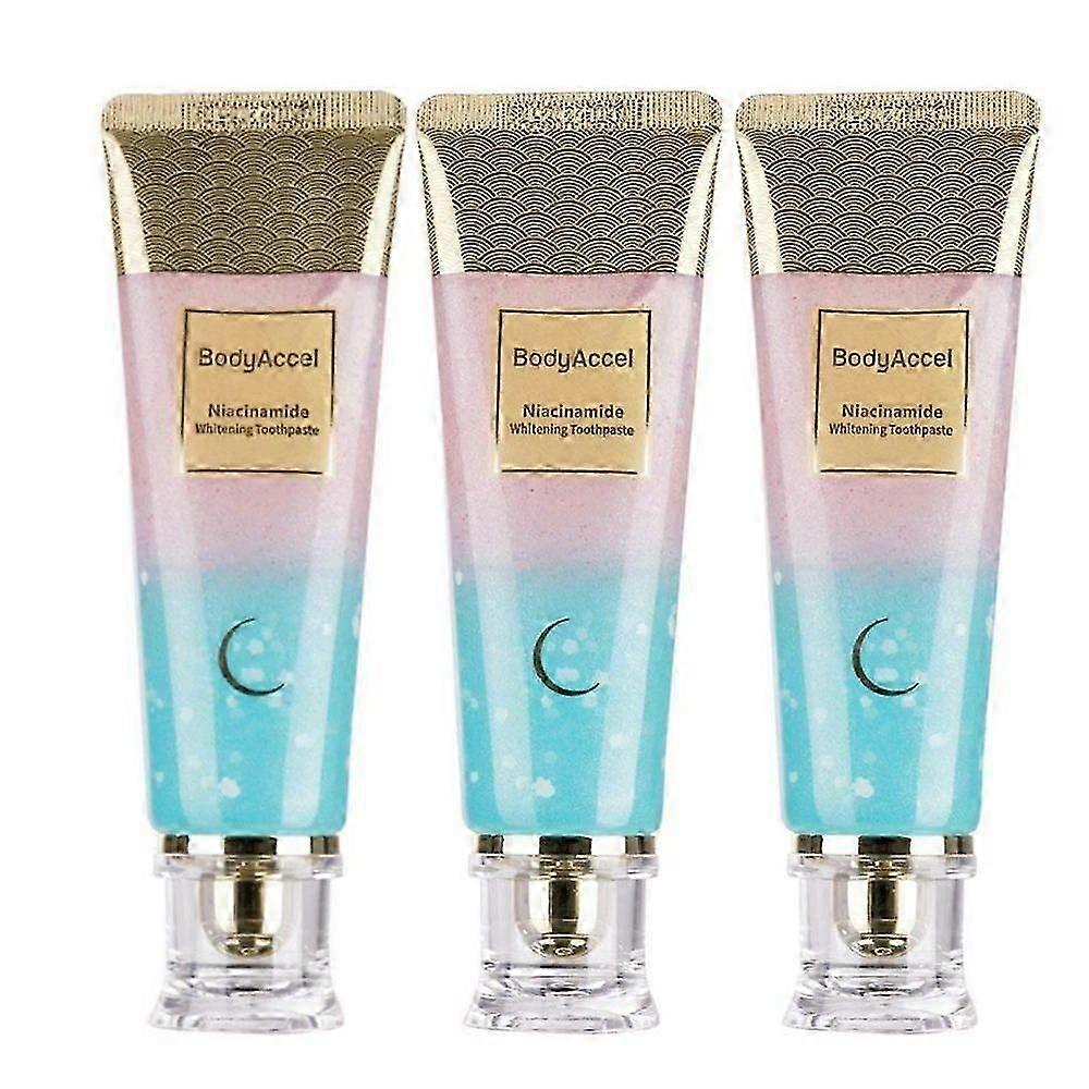 1-3X BodyAccel Niacinamide Whitening Toothpaste BodyAccel Toothpaste Niacinamide