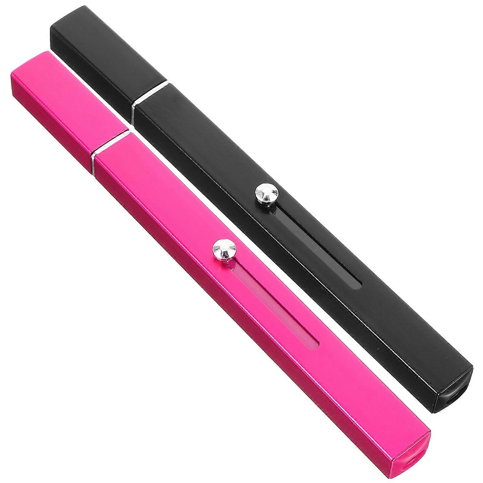 Lip Brushes for Women Applicator with Artificial Fiber and Plastic Durable Comfortable to Hold 2pcs
