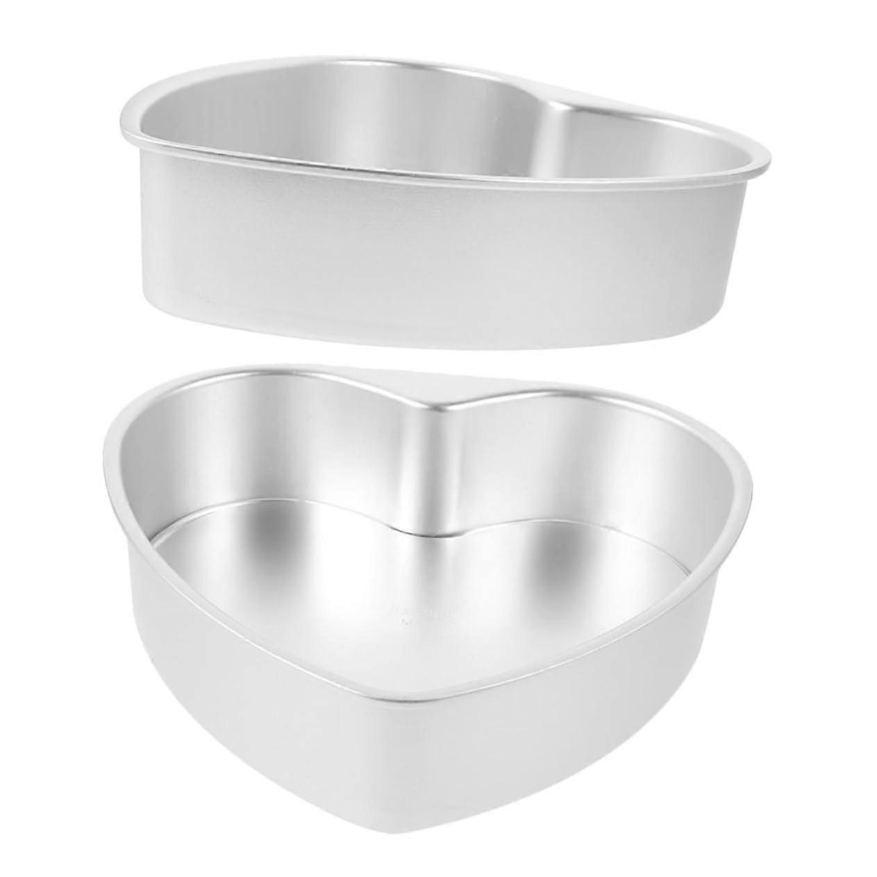 Heartshaped cake mold baking set 2piece heartshaped baking mold easy to use ideal for pralines puddings for parties