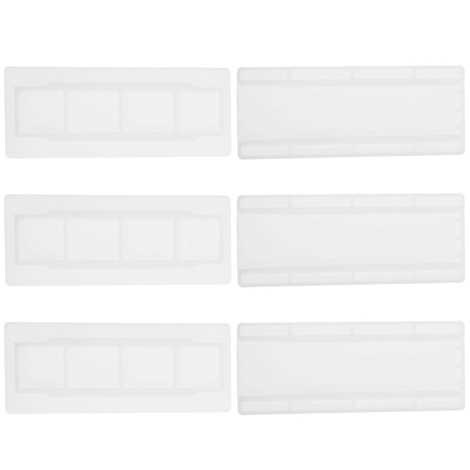 Power Strip Holder Wall Mount for Fixing 6Sets Self Adhesive ABS White