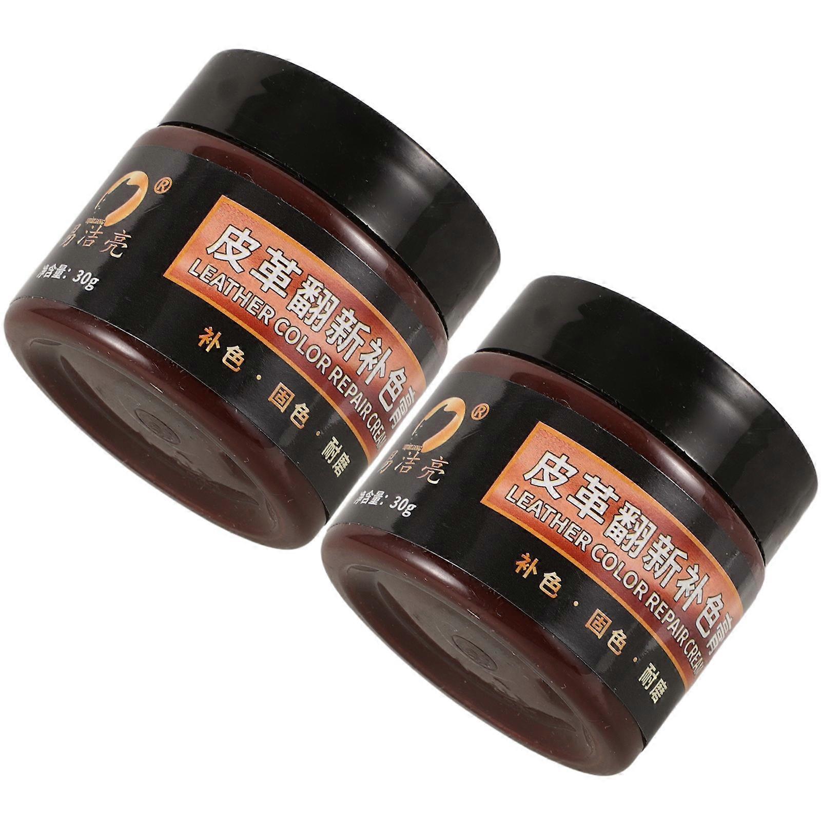 Leather Recoloring Balm Leather Kit For Leather Sofas And Home Improvement 4.00X4.00X4.00CM Wear And 2 Sets