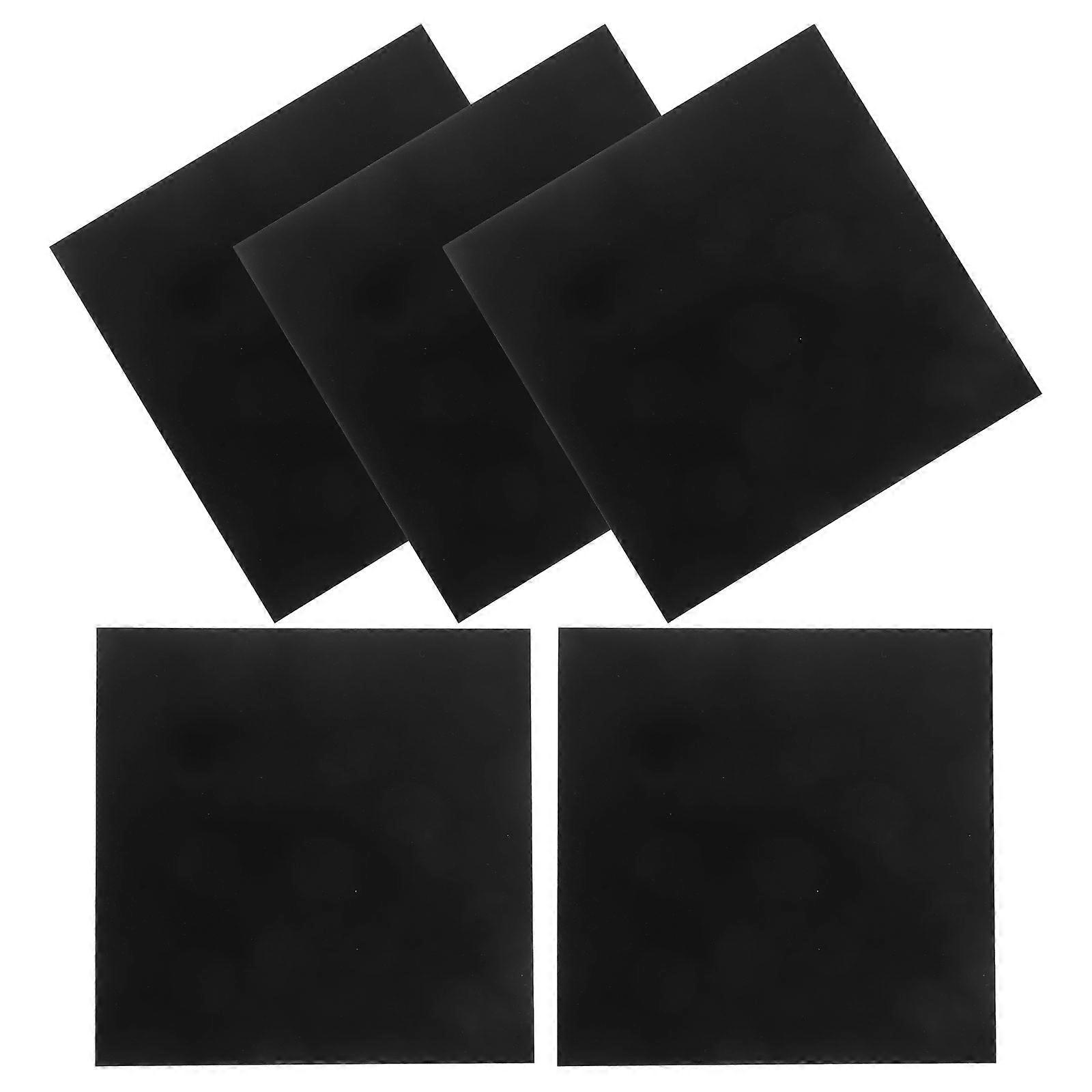 Black Aluminum Sheets for Home Use Metal Plates with Smooth Surface Classic Color and Sturdy Build