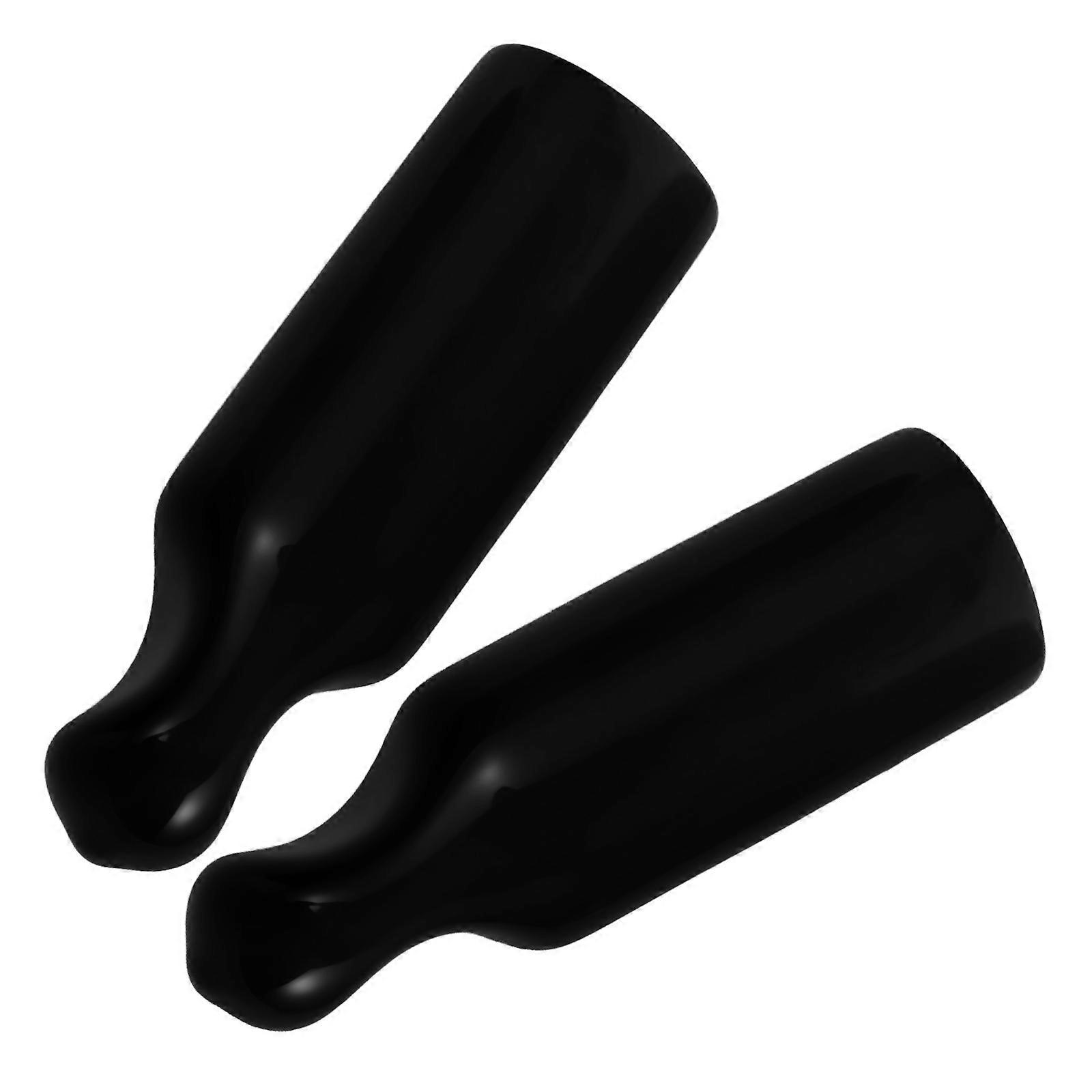 Black Beer Tap Cover Protector for Decoration 2 Pieces Reusable Anti Drip