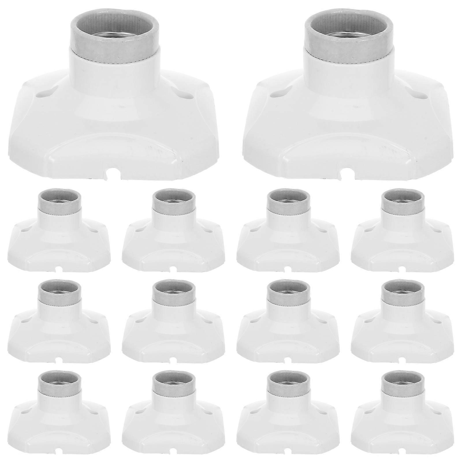 20pcs E27 Plastic Ceiling Lamp Holder Base Light Bulb Socket for Pendant Lamps