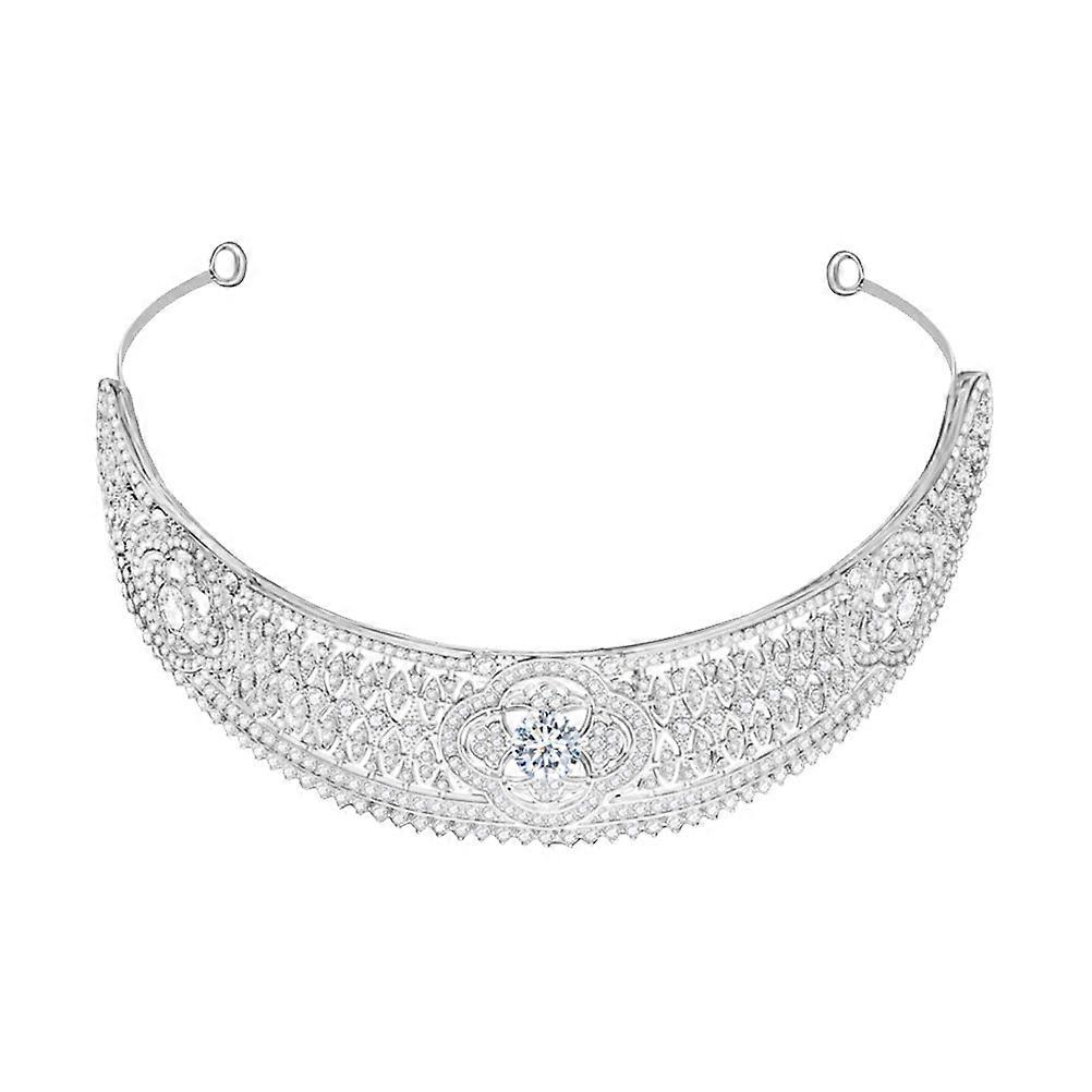Here's a polished and engaging product description for your **Rhinestone Bridal Crown Headpiece**:
✨ **Elegant Rhinestone Bridal Crown Headpiece
