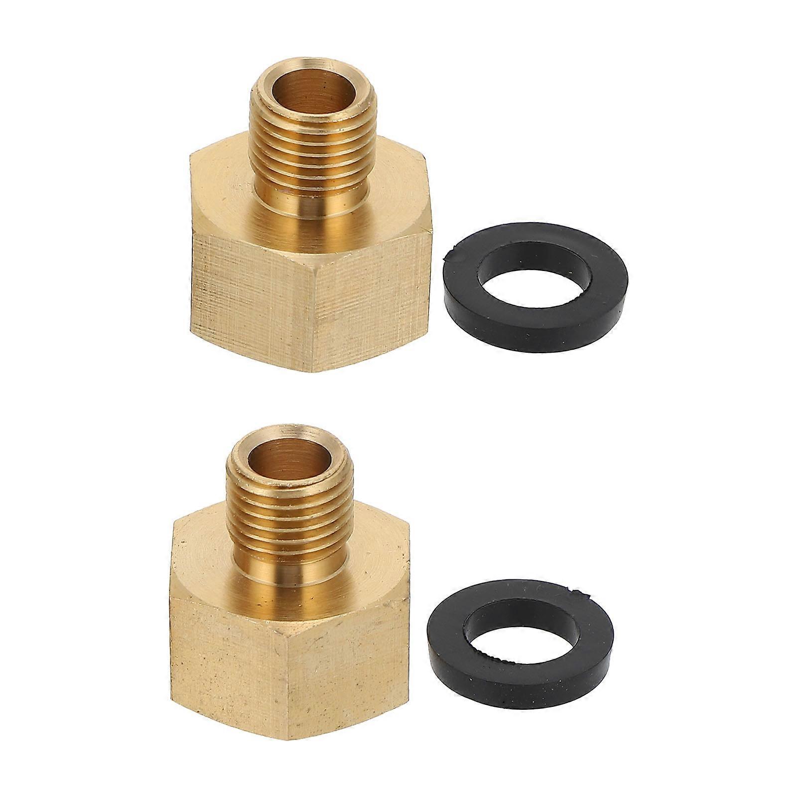 Npt Pipe Fitting Adapter Reducer Fitting Adapter Gas Installation Wear Resistance 2Pcs