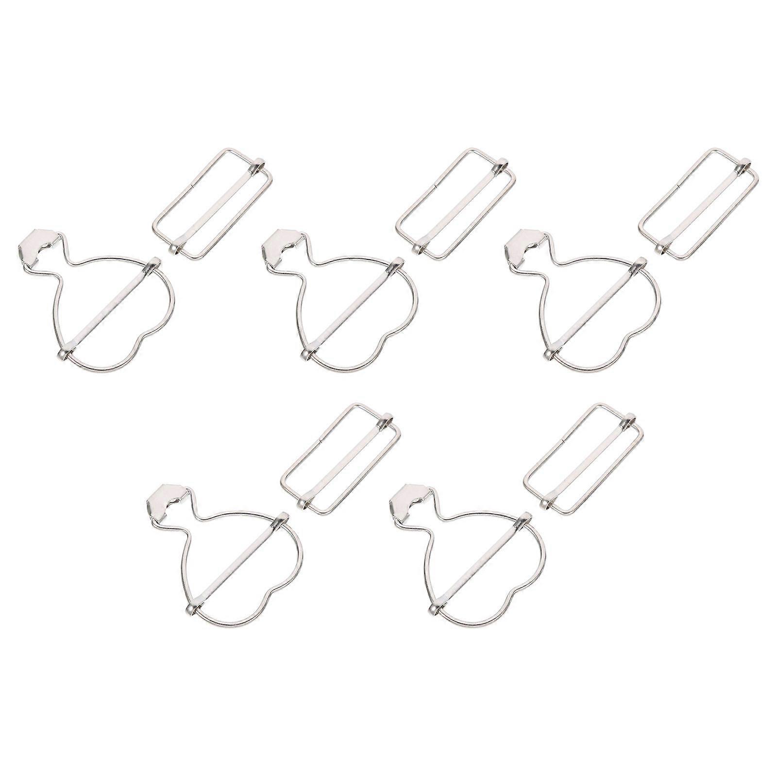 10Pcs Clothes Buckles for Daily Use Replaceable Overall and Suspender Buckles