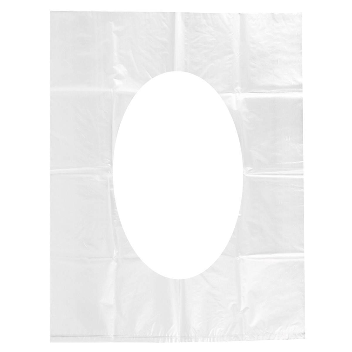 10 Packs Disposable Toilet Mat Transparent Waterproof Sanitary Seat Covers for Bathroom Use 5pcs in 1 Pack