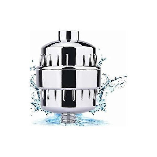 Shower Filter, Anti-limescale - Filters Chloramine, Fluoride and Heavy Metals, Replaceable Cartridges