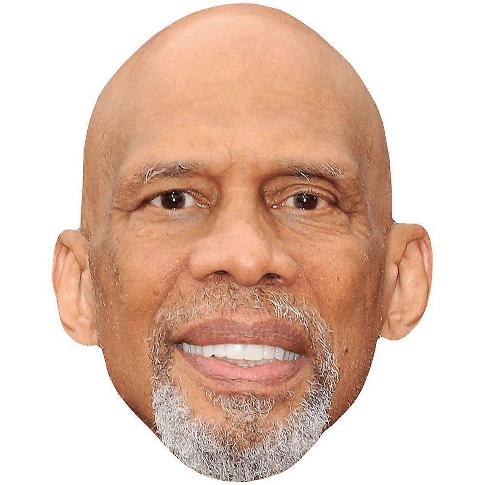 Kareem Abdul Jabbar (Beard) Celebrity Mask, Flat Card Face