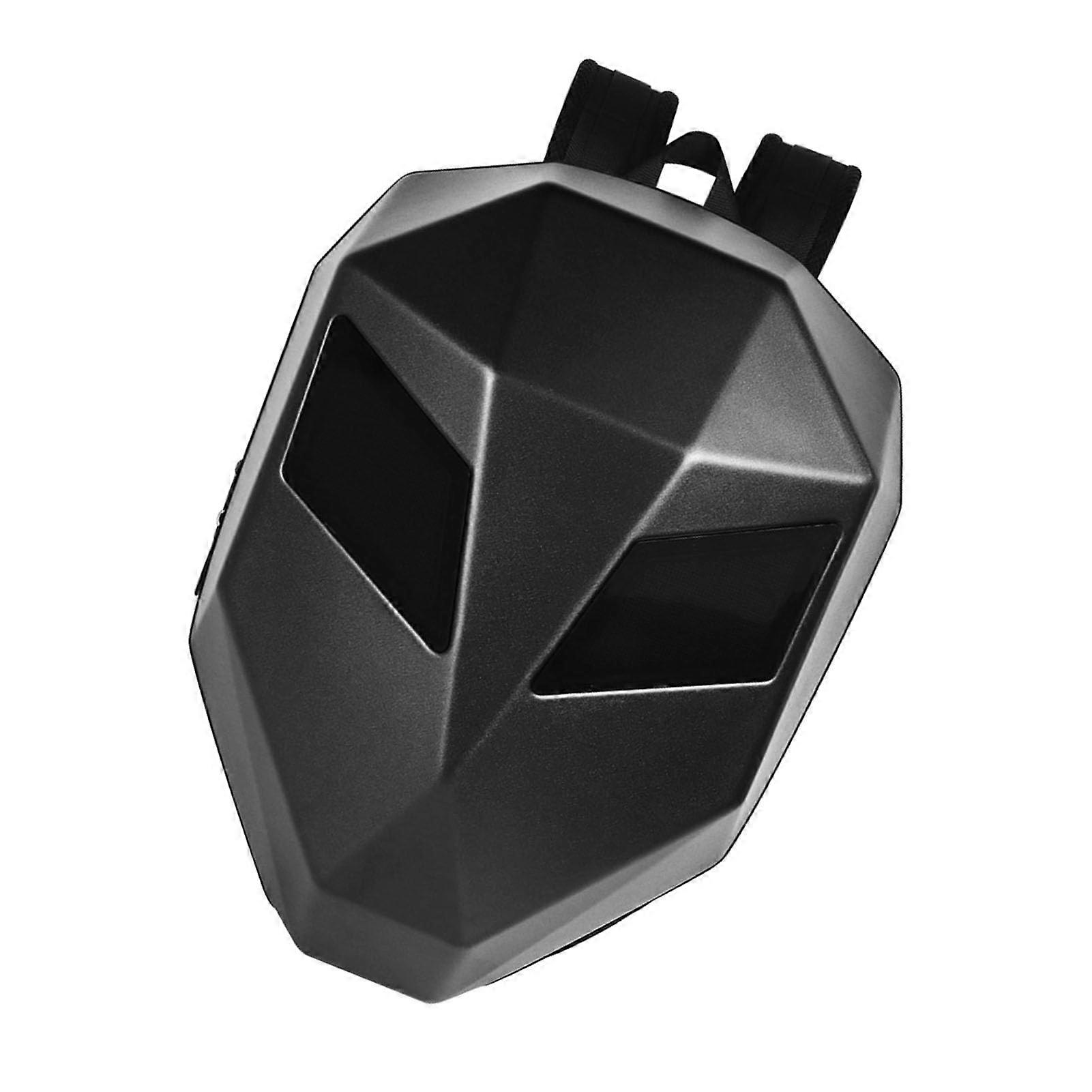 LED Motorcycle Backpack Waterproof Programmable Dynamic Riding Backpack with Hard Shell for Laptops and Gear Storage