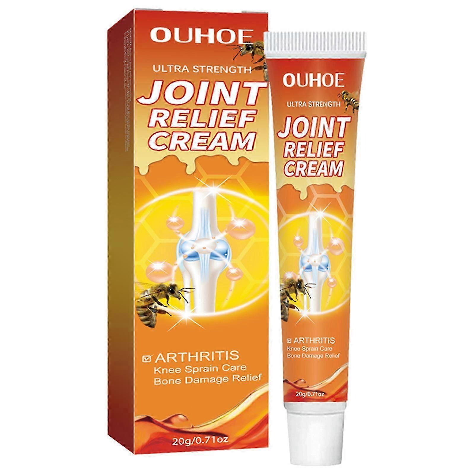 קרם עיסוי להקלה על כאבי מפרקים בבית או בנסיעות