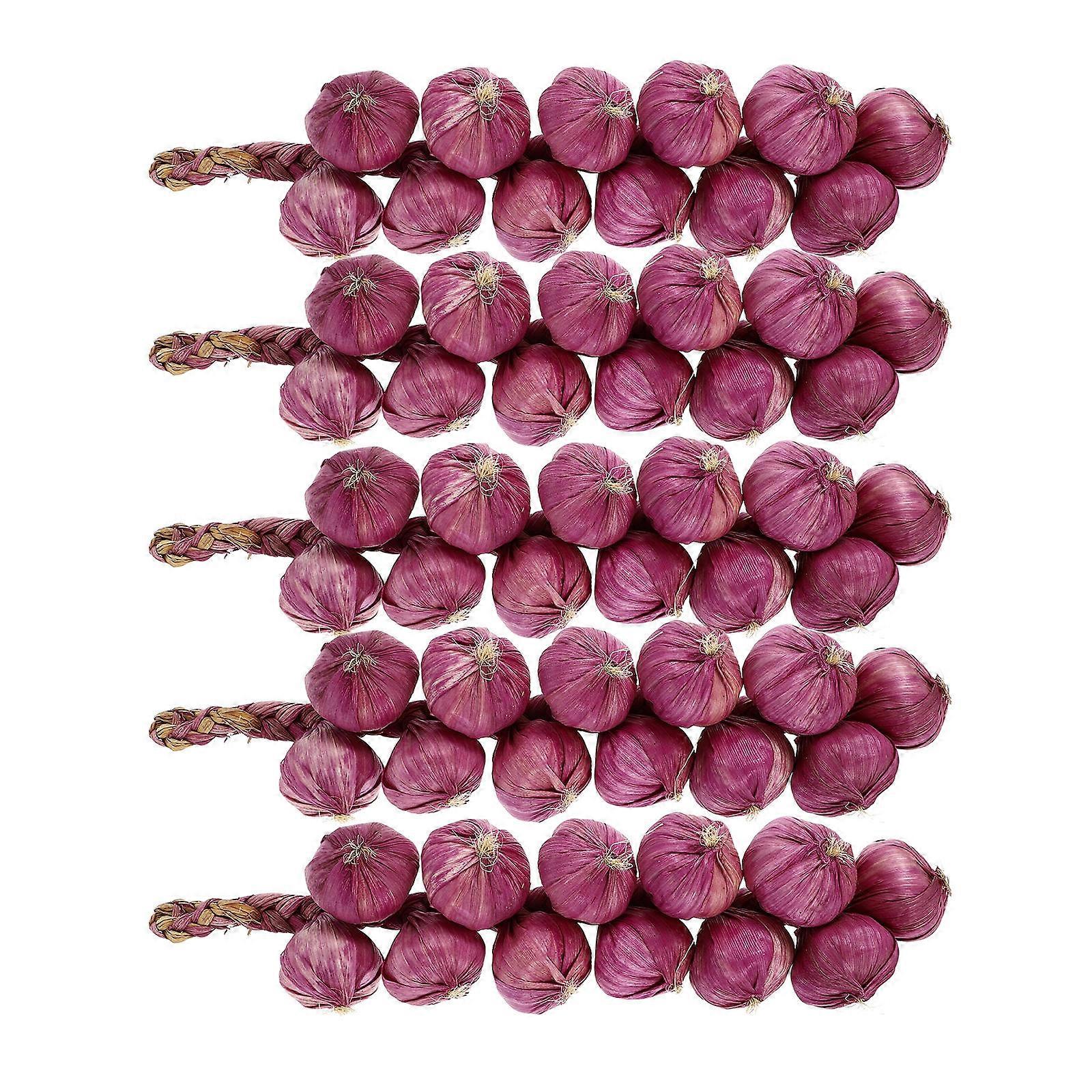 Garlic String for Hanging, Lifelike and Resilient, Multi-purpose Decor