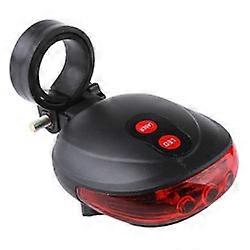 Bicycle stop with laser projection