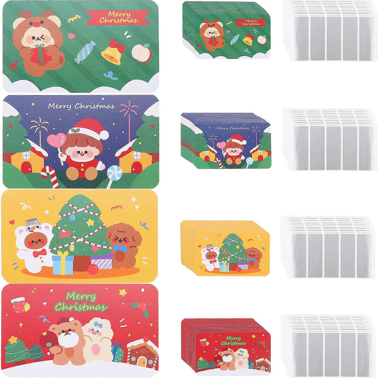 Assorted Color Scratch Off Wish For Giving 1 Set Rectangular Shaped Ideal For Kindergarten Use And Family Celebrations