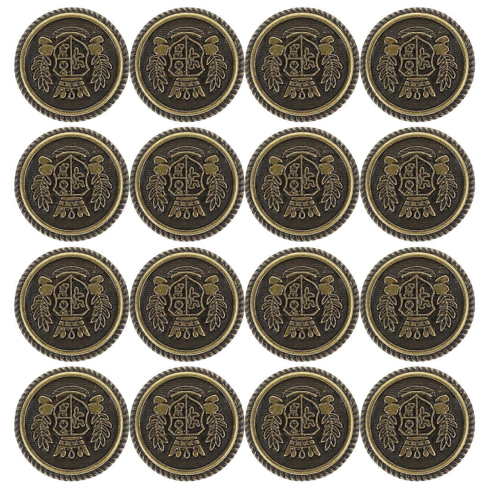 20pcs Vintage Coat Buttons Retro Style Sewing Buttons DIY Accessories