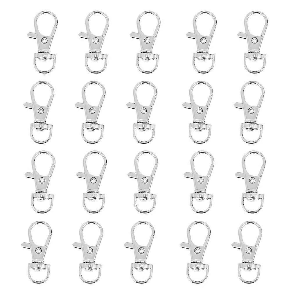 40pcs Replaceable Keychain Hooks for Bird, Dog & Rabbit Cages – Durable, Portable Cage Lock Clips for Household Use