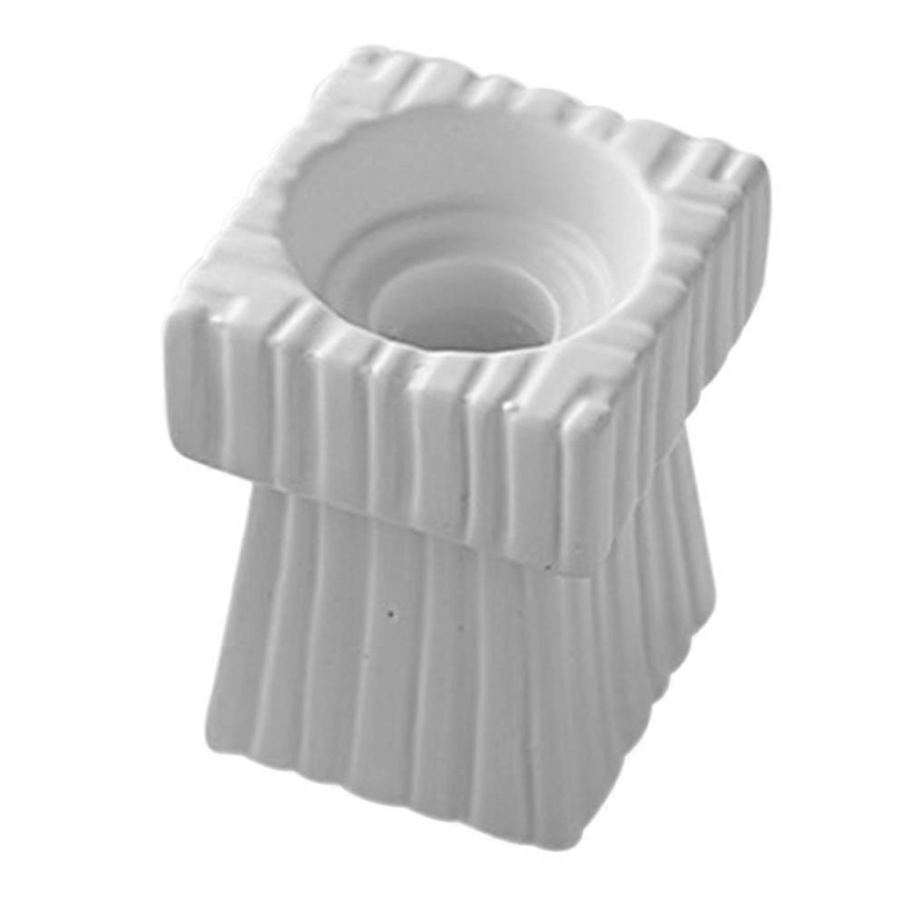 White Ceramic Candle Holder for Decoration Use Stable and Design Fits Various Candles 1