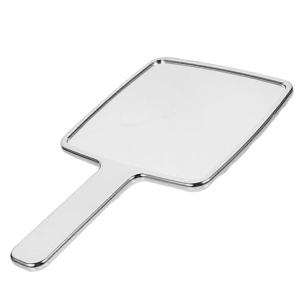 Silver Electroplated Hand Mirror for Women with High Definition and Lightweight Design 7.8 Inches