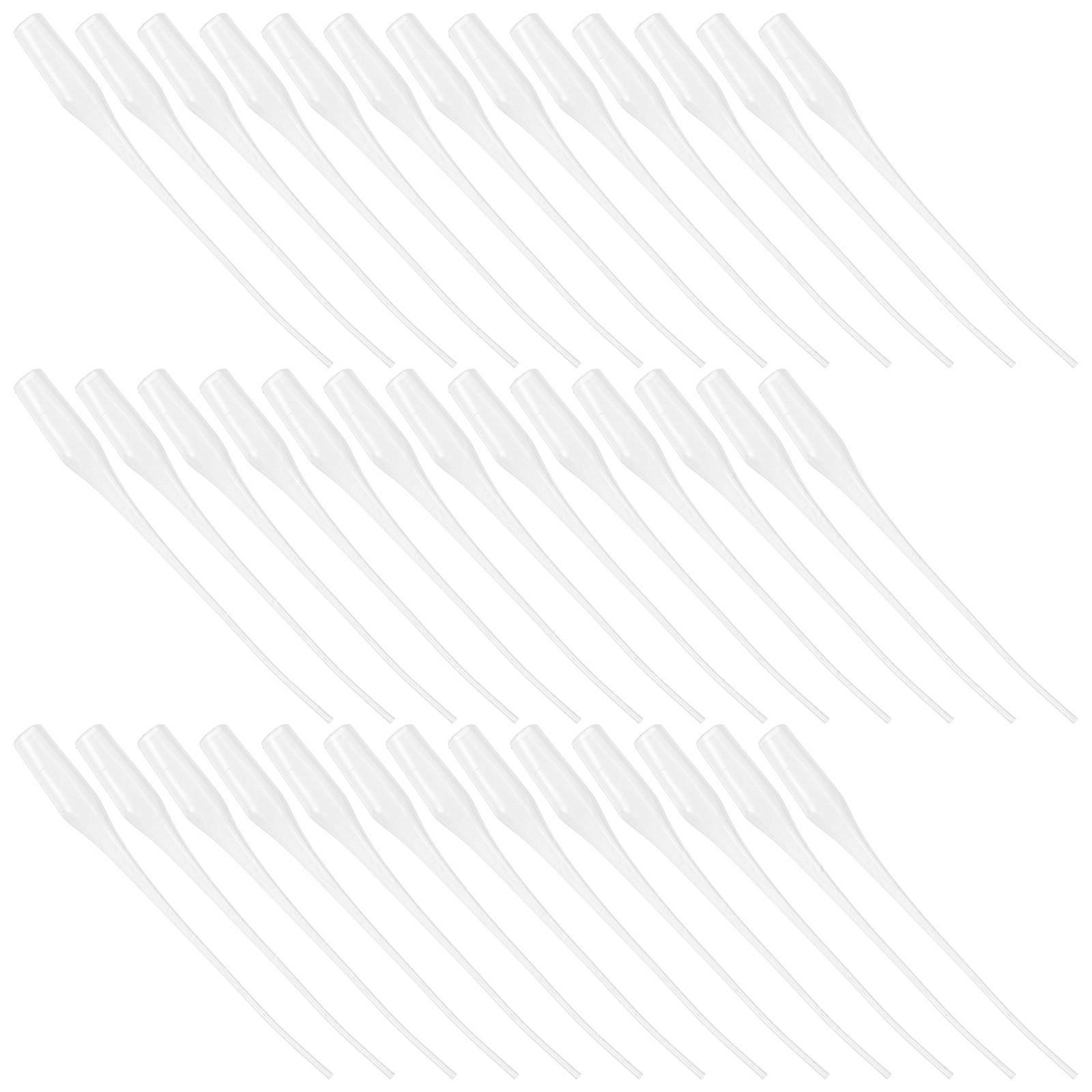 Glue Dispenser Tips Precision Needles for Daily Use Transparent Plastic 100pcs