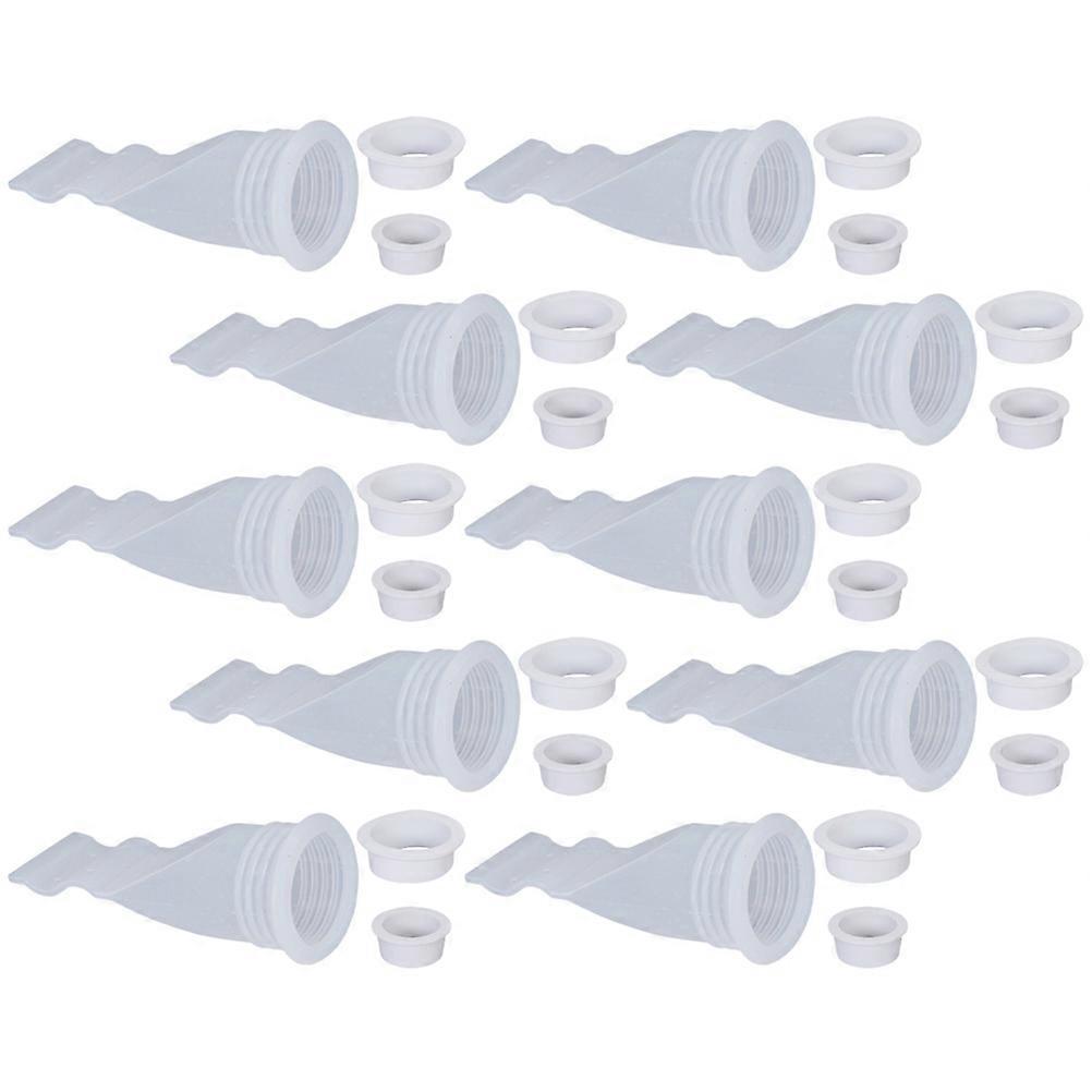 Silicone Floor Drain Pad 10Pcs Multi-Purpose Drainage Solution For Kitchen Bathroom Odor Prevention