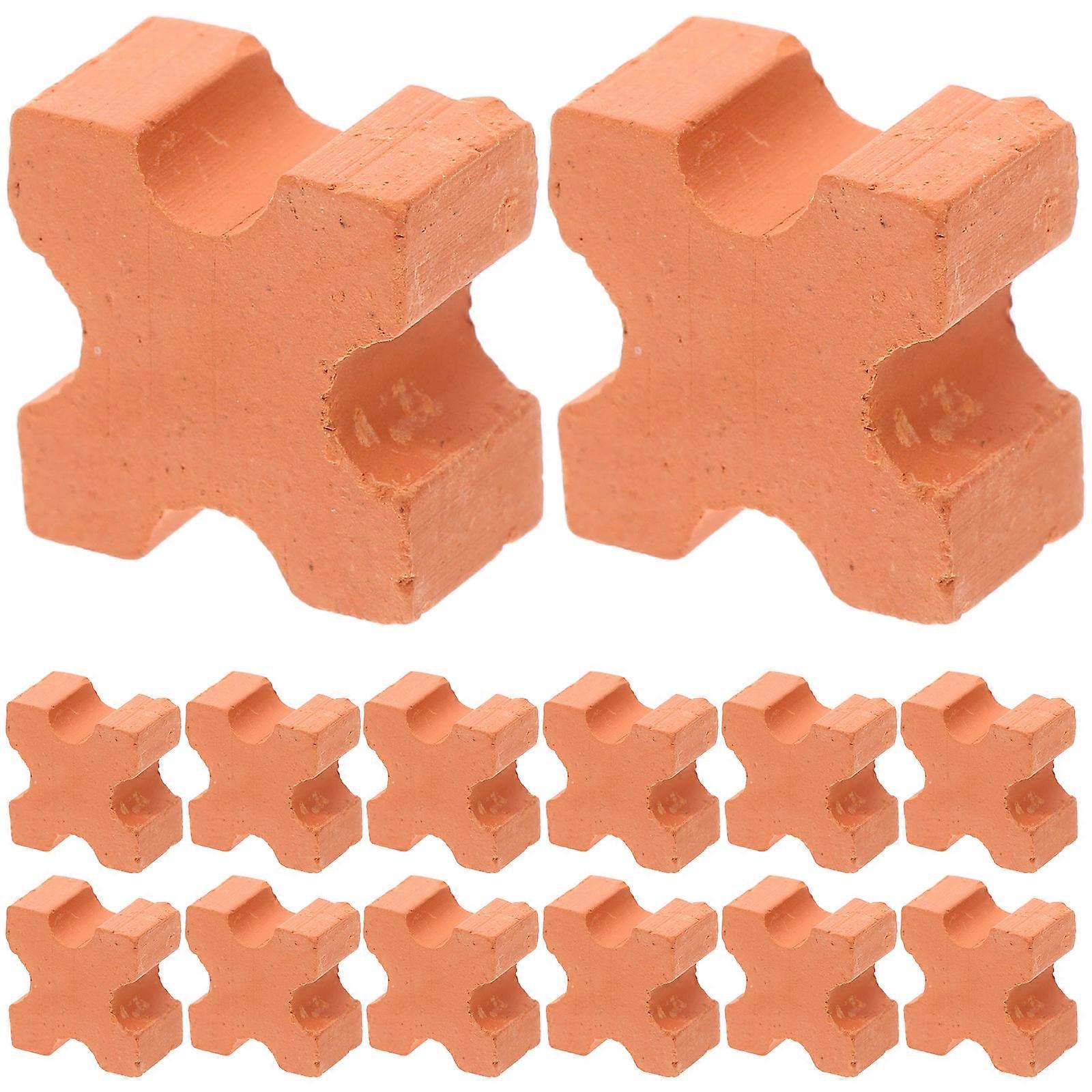 Brick Miniature Building Blocks for Dollhouse Construction 30Pcs Set