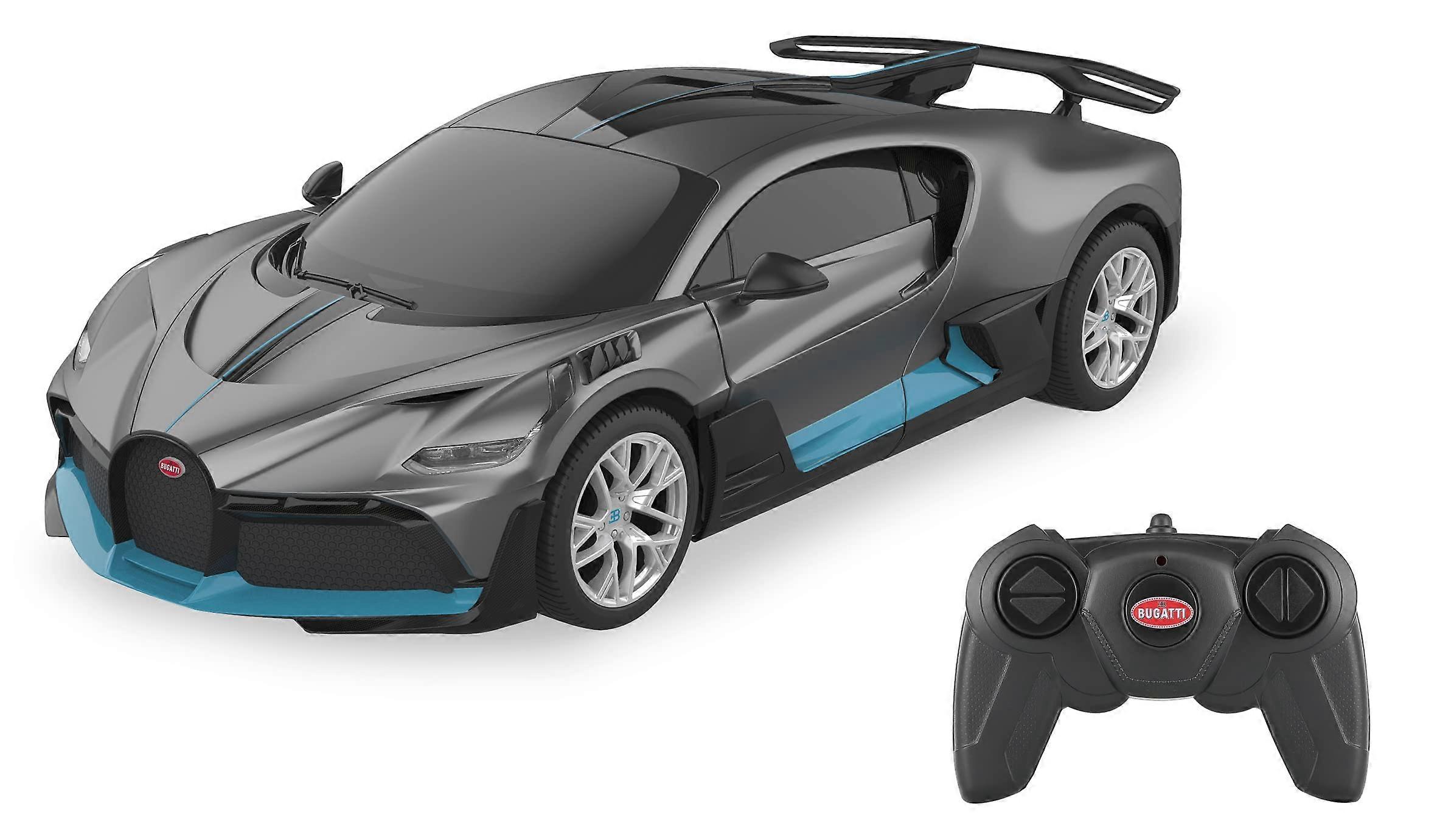 Bugatti DIVO 1:24 2.4GHz, Officially Licensed, Up to 1 Hour Driving Time, Grey