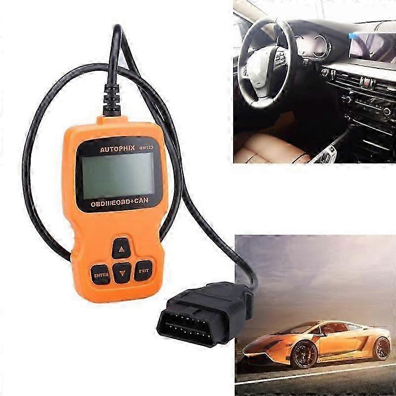 2025 AUTOPHIX OBDMATE OBD2 OM123 Car Vehicle Fault Code Scanner Auto Diagnostic Scan Tool Orange