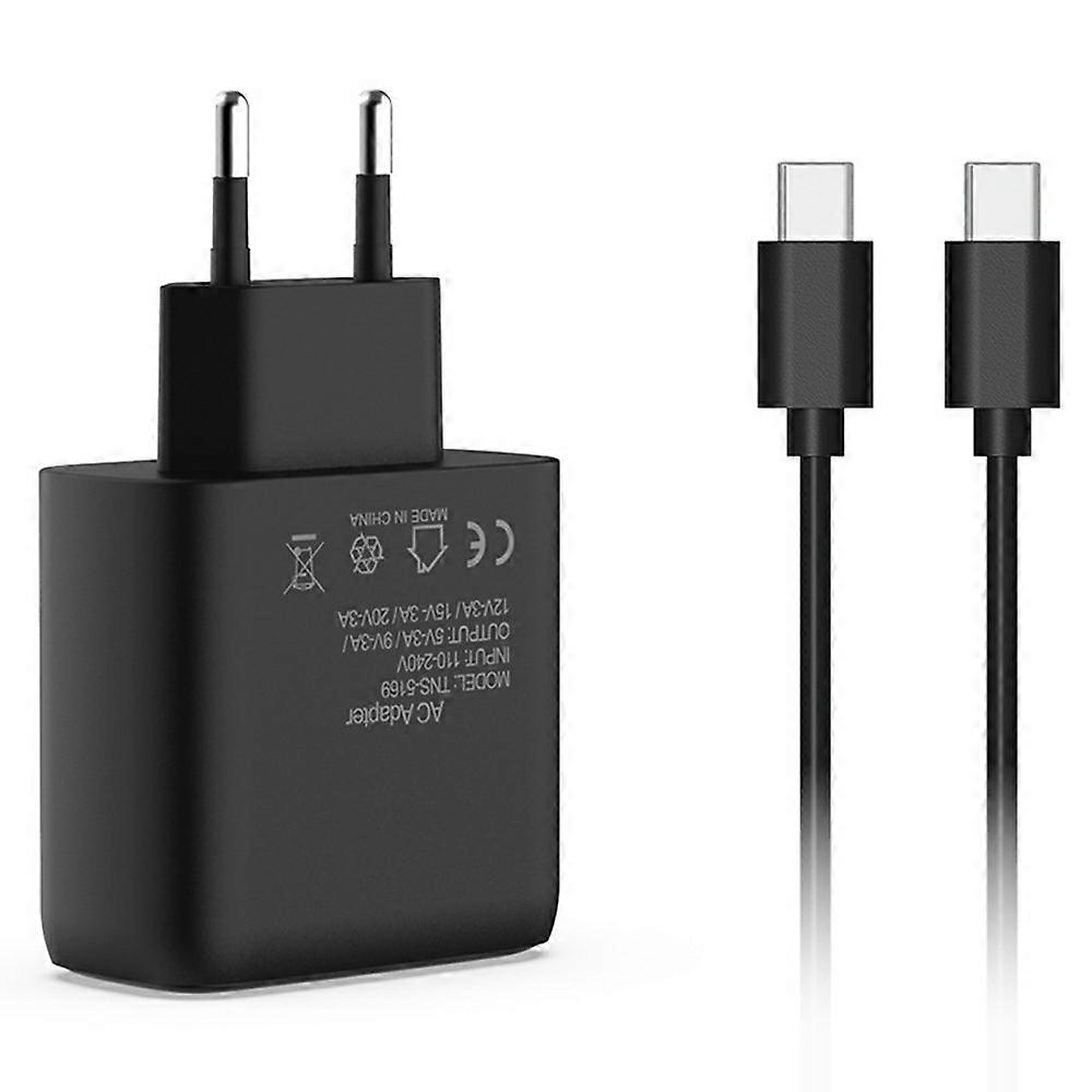 DOBE TNS-5169 EU-kontakt 60W snabbladdare för Nintendo Switch 2 / Switch OLED / Switch konsol typ C