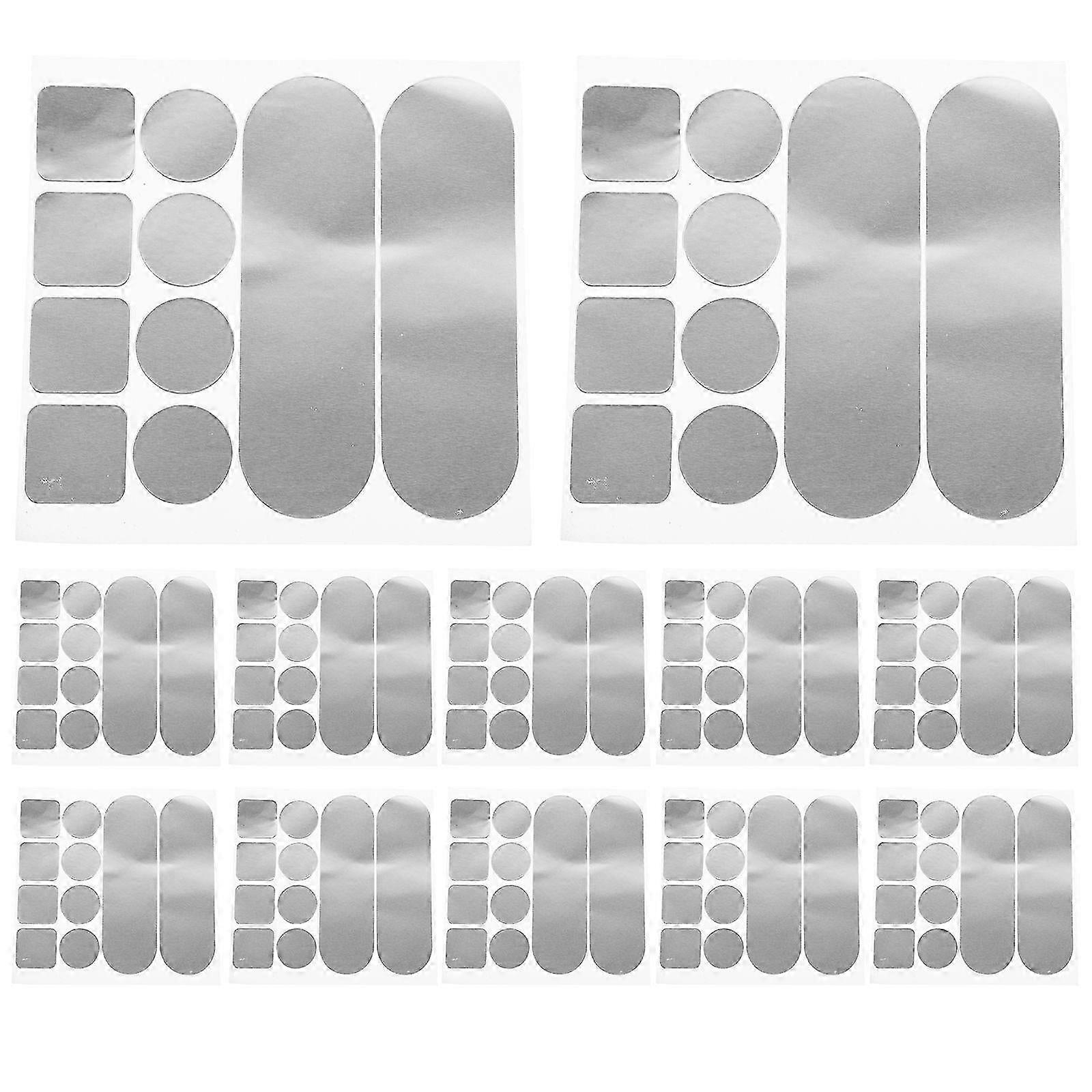 12 Sheets Of Kitchenware Aluminum Stickers Portable Repair Patches Soup Pot Repair Patches