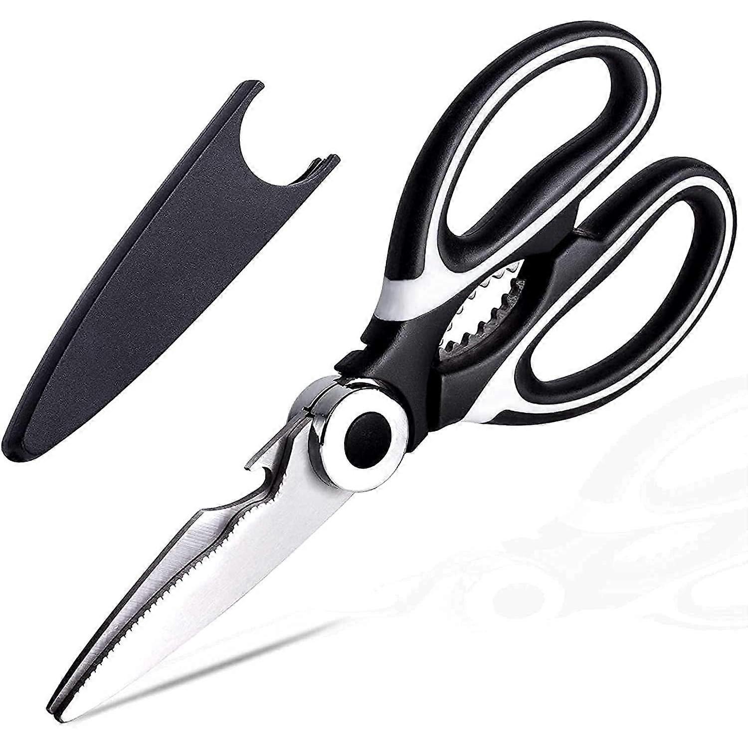 Kitchen scissors, cooking shears, poultry shears, household meat shears.