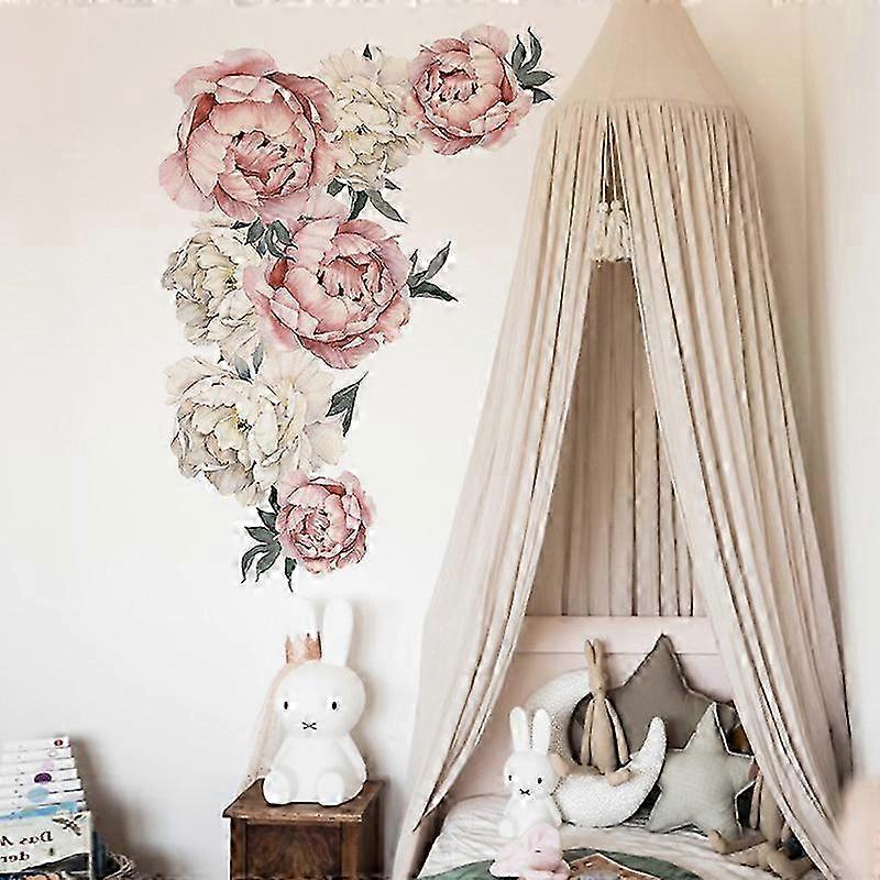 Pretty Cute Flowers Wall Stickers（pink）