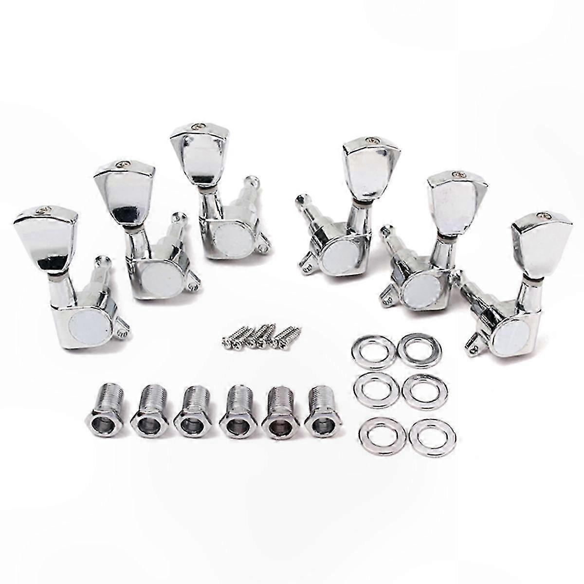 String Tuning Machine for Guitar with Knob and Nail Adjustment