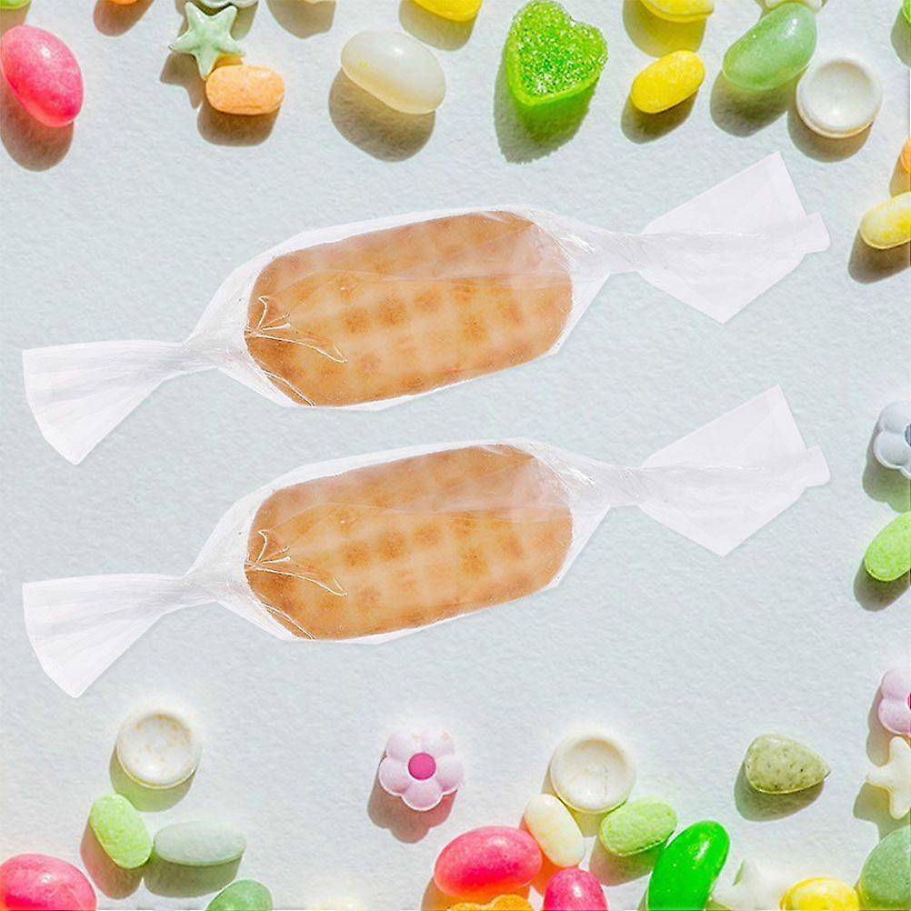100Pcs Clear Cellophane Paper Sheets Multi-use Cellophane Sheets Candy Wrapping Sheets