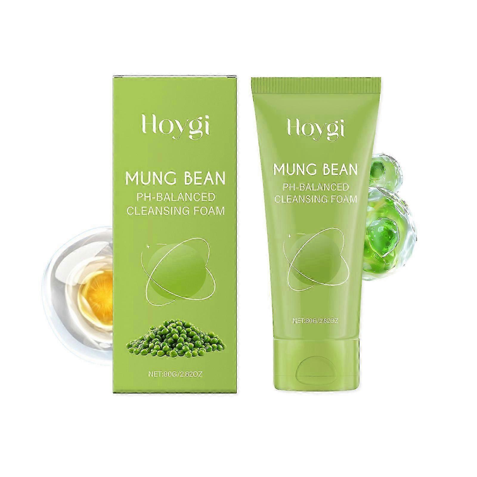 Hoygi Green Bean Moisturizing Cleanser gently cleanses pores, leaving them soft and not tight. Moisturizing Skincare Cleanser