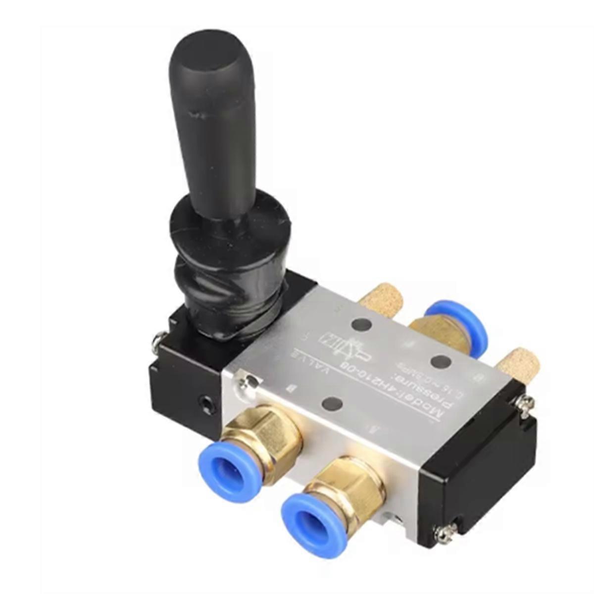 5/2 Way Pneumatic Air Hand Lever Operated Valve Manual Control