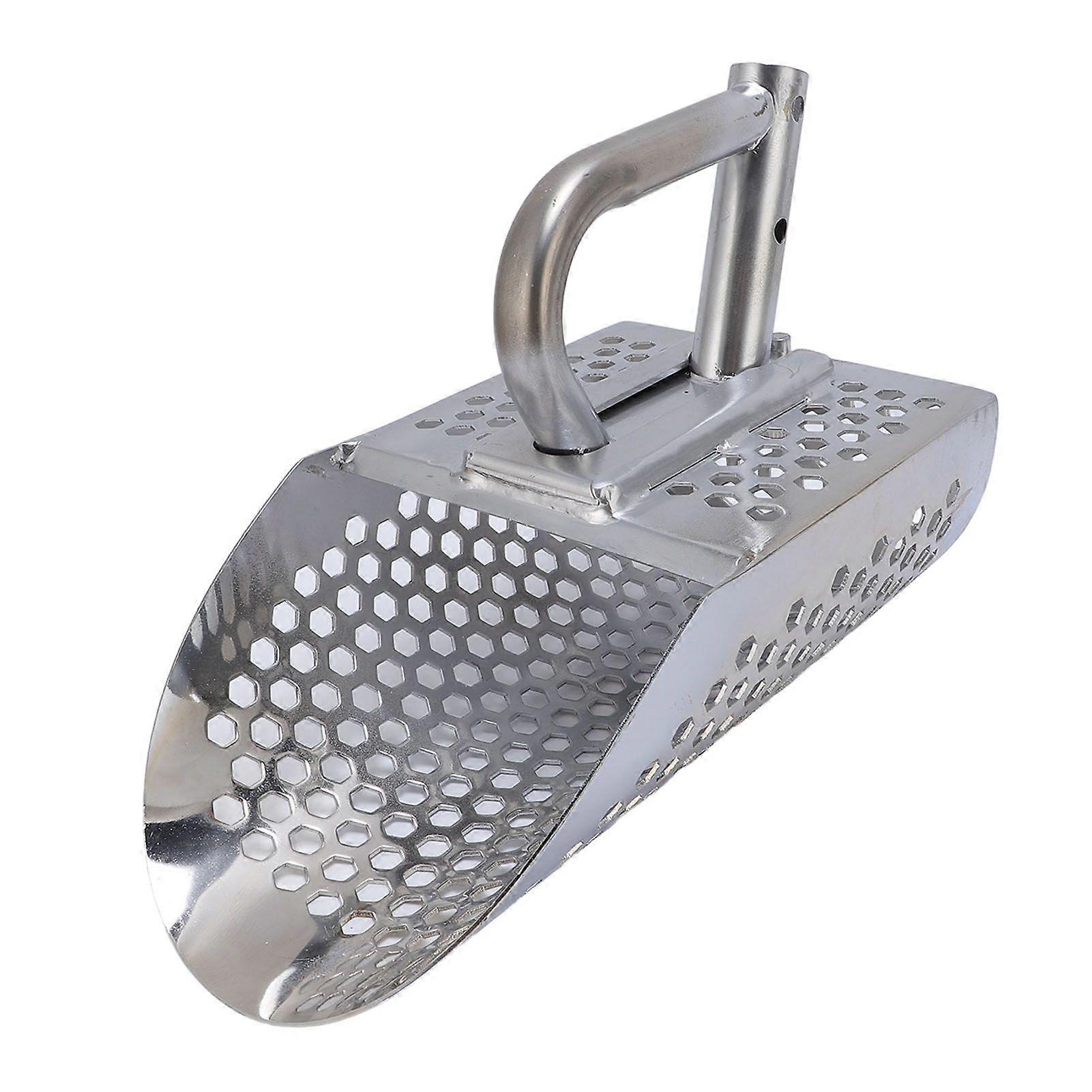 Sand Scoop with Detachable Handle Stainless Steel Sand Shovel for Metal Detection Accessory