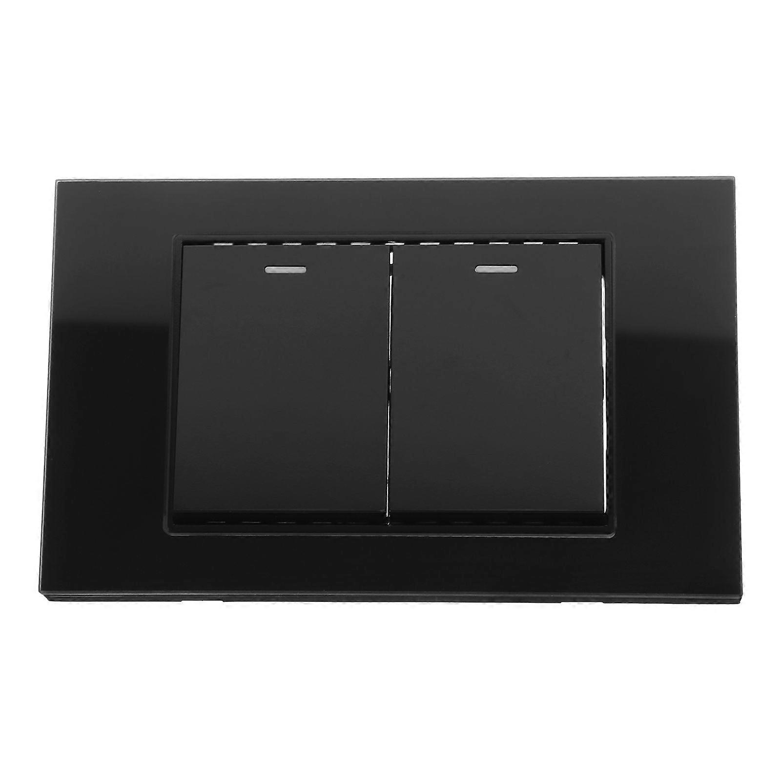 Switch Double Control Switch Panel Multifunctional Switch Panel Home Switch Panel (US Standard)