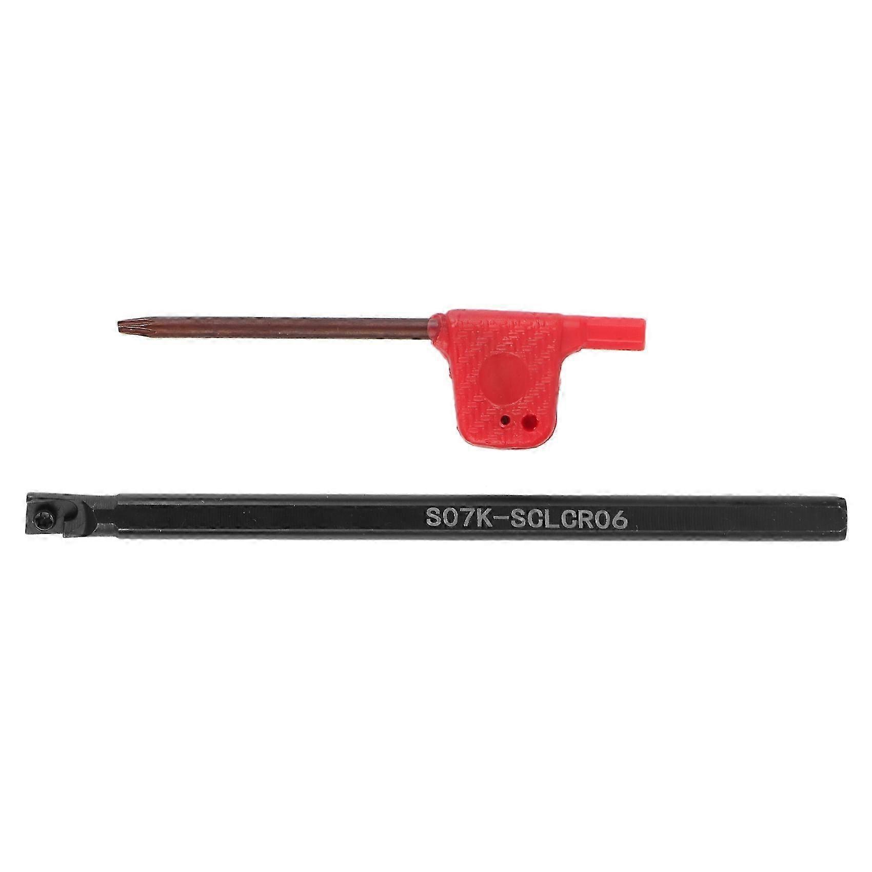 Turning Tool Kit with SCLCR S07K Internal Lathe Boring Bar - Tungsten Carbide for Precision Work