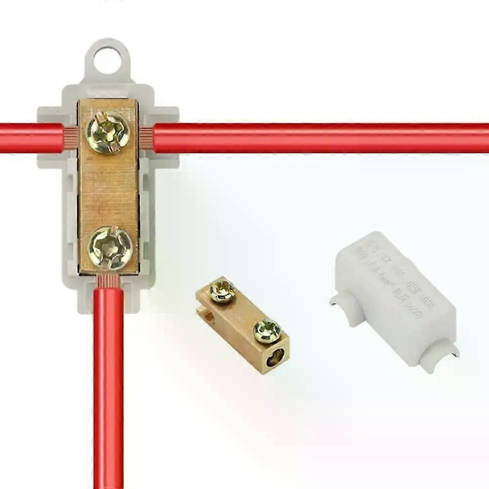 High Power T-type Wiring Terminal Splitter Quick Wire Terminal Block Electrical Cable Junction Box ZK-M306 ZK-M406 Connectors