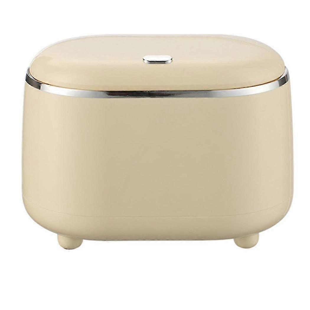 Press-type Desktop Small Trash Can With Lid,small Storage Bucket Ti...