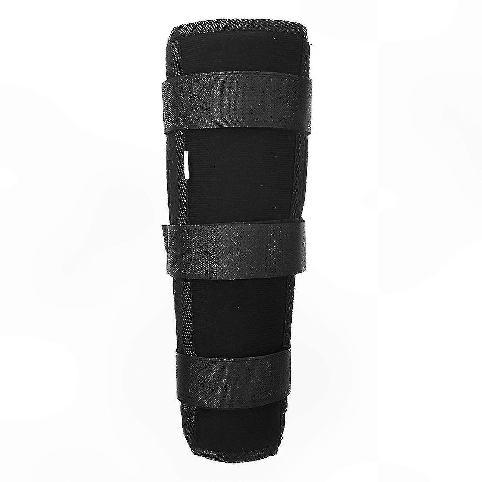 Supportive Brace for Lower Leg Bone Alignment and Stabilization with Fracture Support