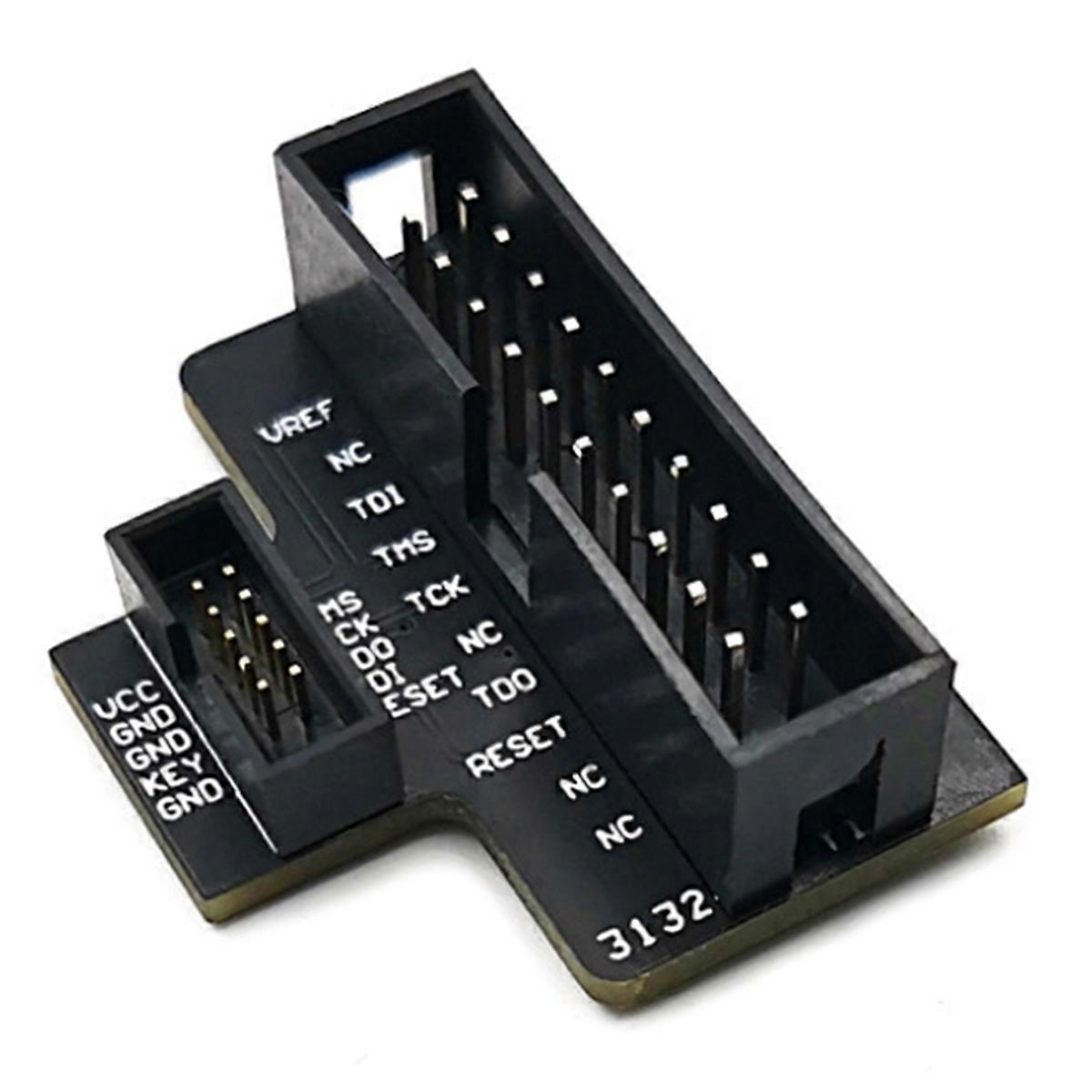 New 1.27mm JTAG Adapter Board Standard JTAG Interface 2.54mm 20 Pins to 1.27mm 10 Pins Support /SWD