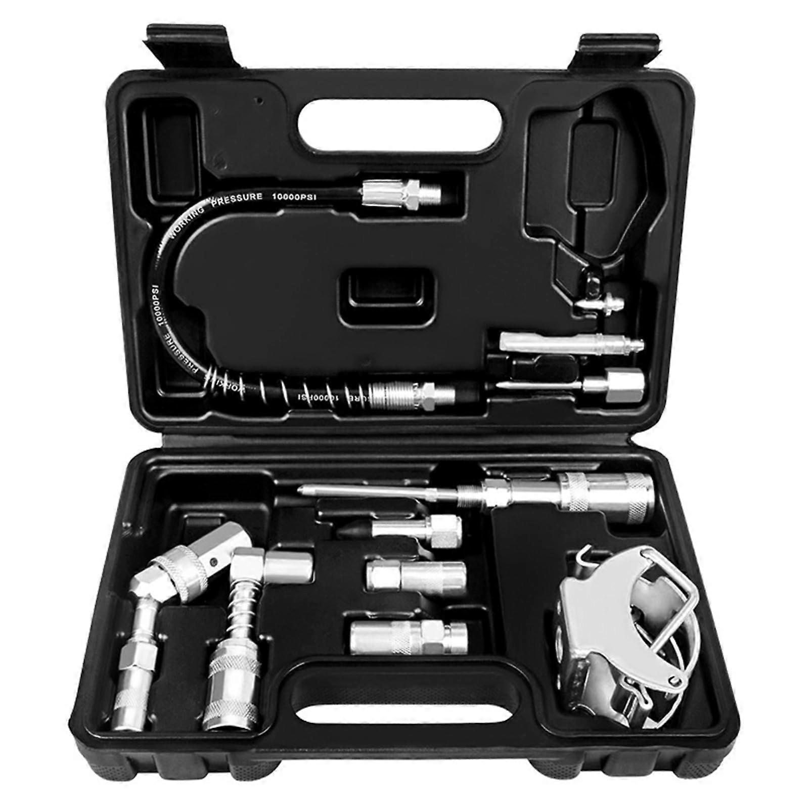 Grease Machine Coupler Set for Hard to Reach Grease Fittings Heavy Duty Lubrication