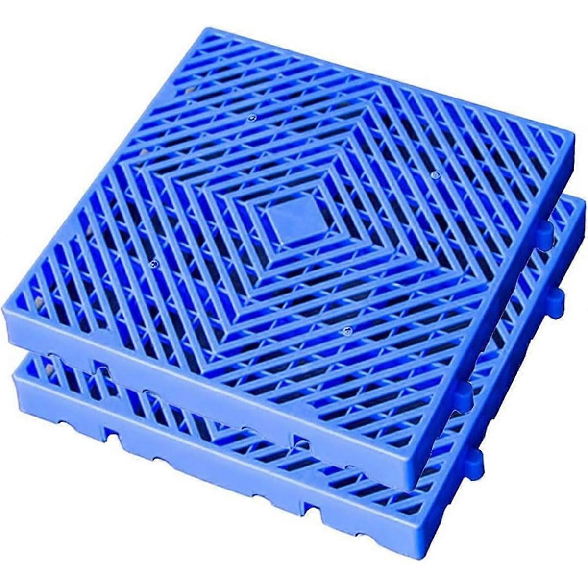 Plastic Pallets Breathable Waterproof,Grid Ventilation Pallet, Indoor & Outdoor Storage Grid Pad, Easy to Stack for Etc