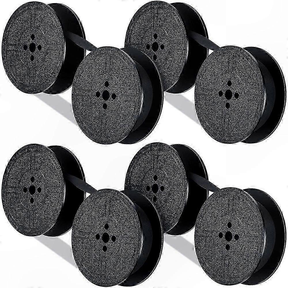 Black Typewriter Ribbon Spools, 4-Pack Ink Replacement for Typewriters