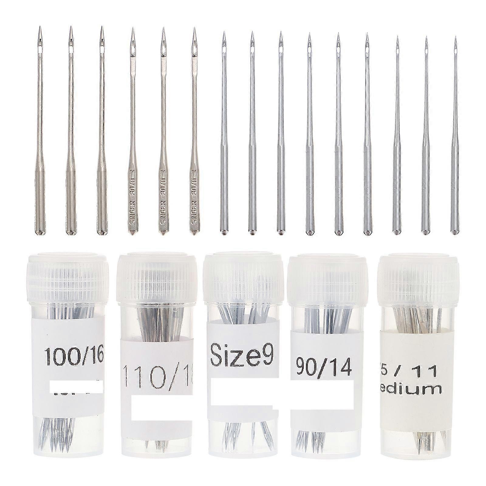 Sewing Machine Needles Stainless Steel Needles for Sewing Projects 50Pcs Set